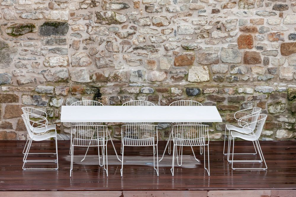 Dining Tables - CAPRI square/rectangular table top H74 - ISIMAR