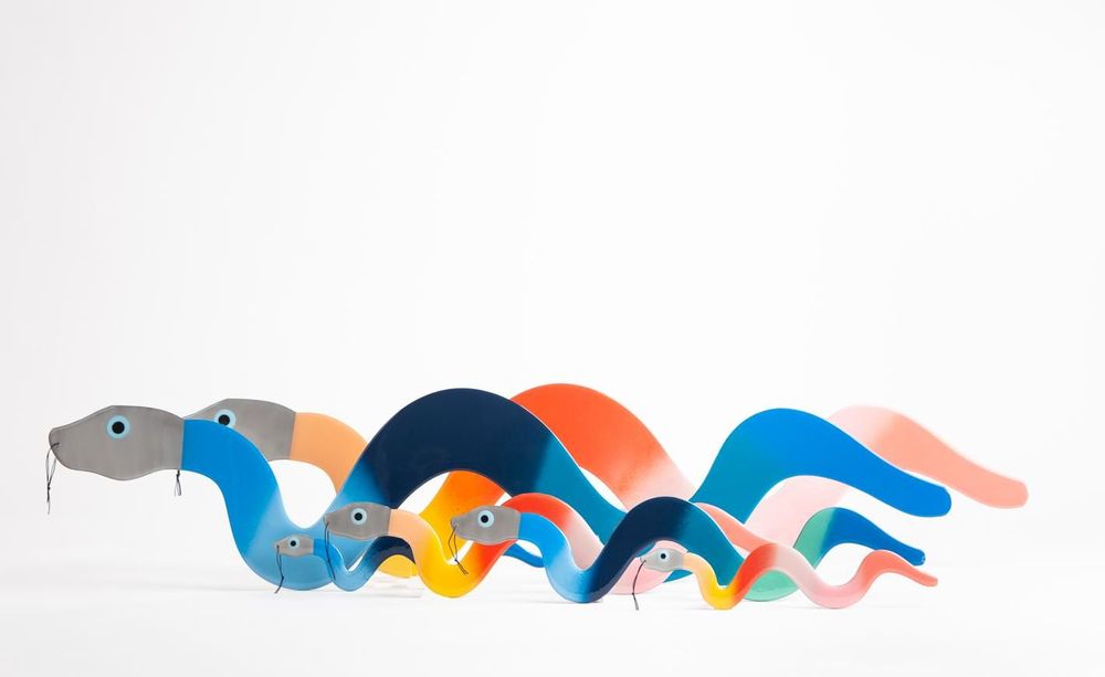 Other wall decoration - Snake-shaped wall decor and jewelry - BORD DE L'EAU