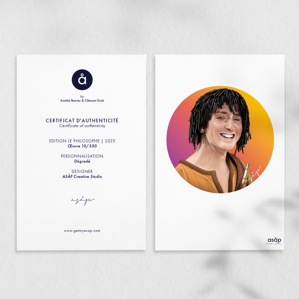 Poster - POSTER - THE PHILOSOPHER (limited edition) - ASÅP CREATIVE STUDIO