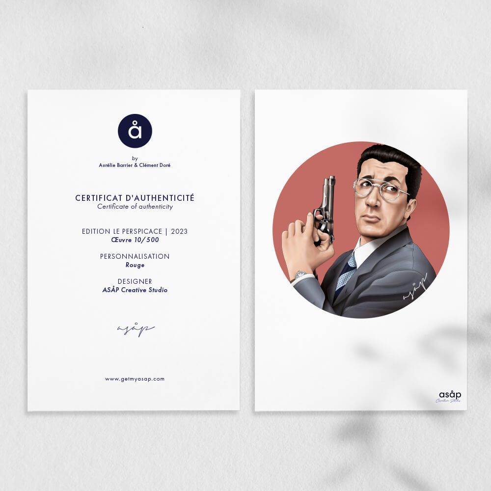 Affiches - AFFICHE - LE PERSPICACE (édition limitée) - ASÅP CREATIVE STUDIO