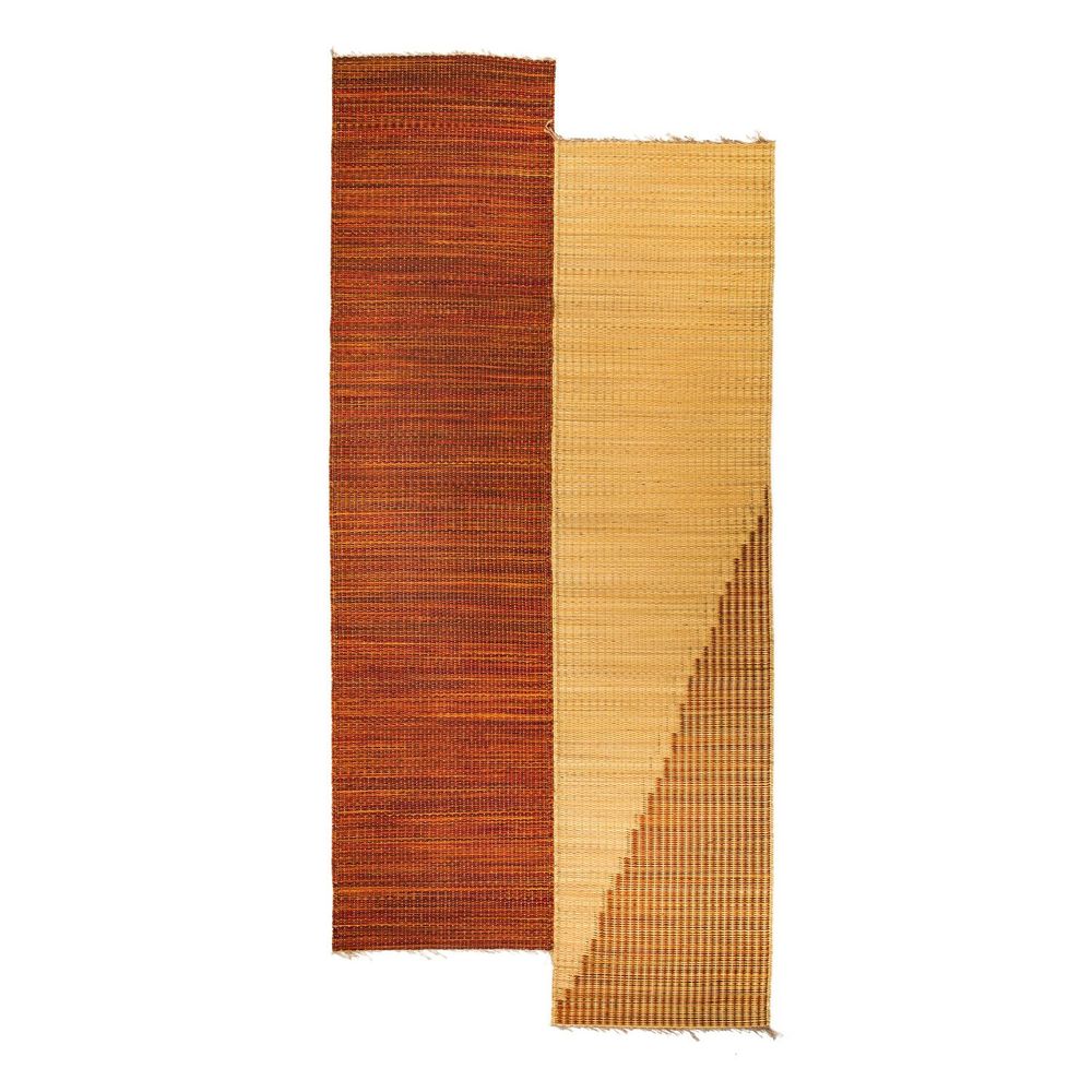 Tapis design - Tapis de couloir NEBETTI TWIN 1 - LA FIBRE ARTISANALE