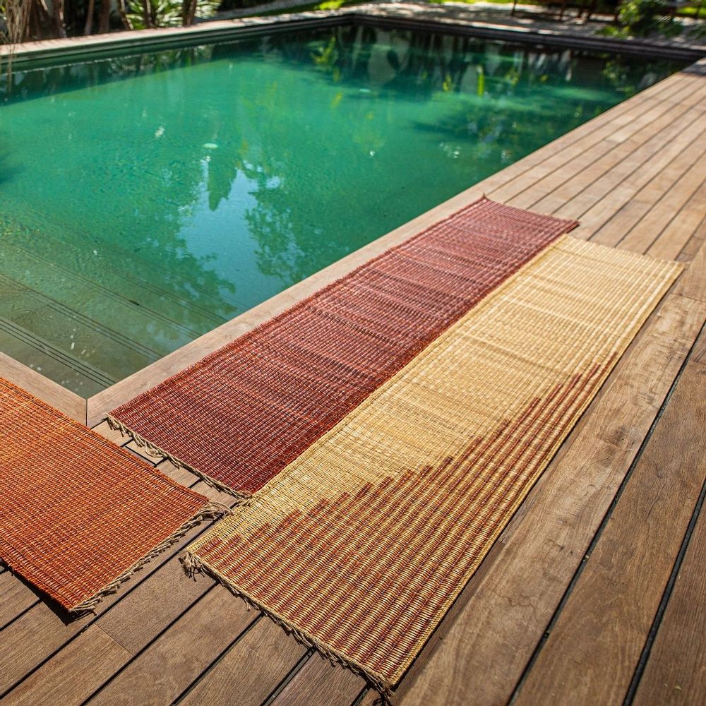 Tapis design - Tapis de couloir NEBETTI TWIN 1 - LA FIBRE ARTISANALE