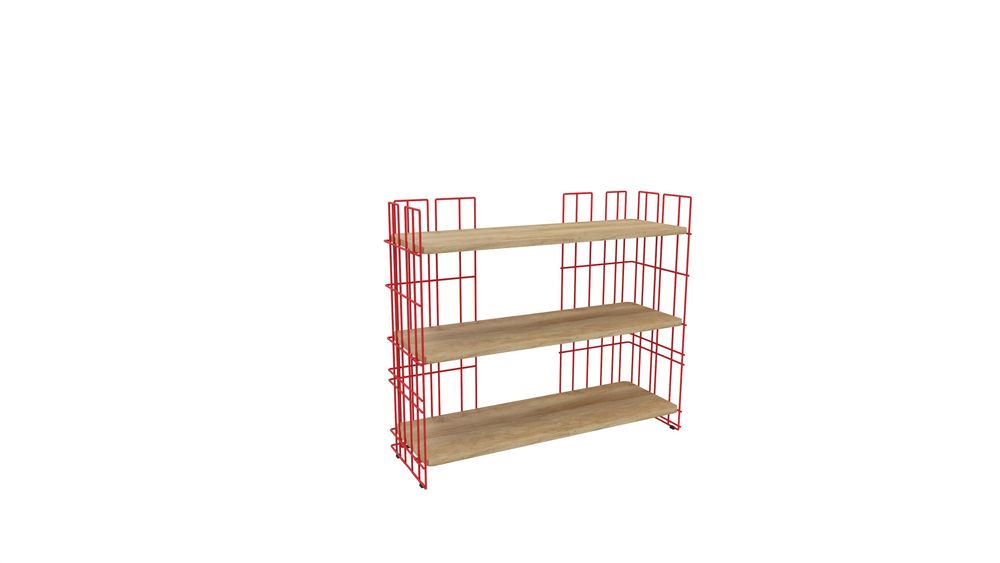 Shelves - CONSOLE WIRE 3 ETAGERES - BURONOMIC HOME