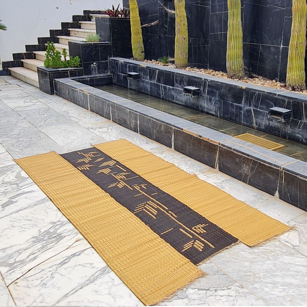 Design carpets - NEBETTI 3 Rug - Black Edition - LA FIBRE ARTISANALE