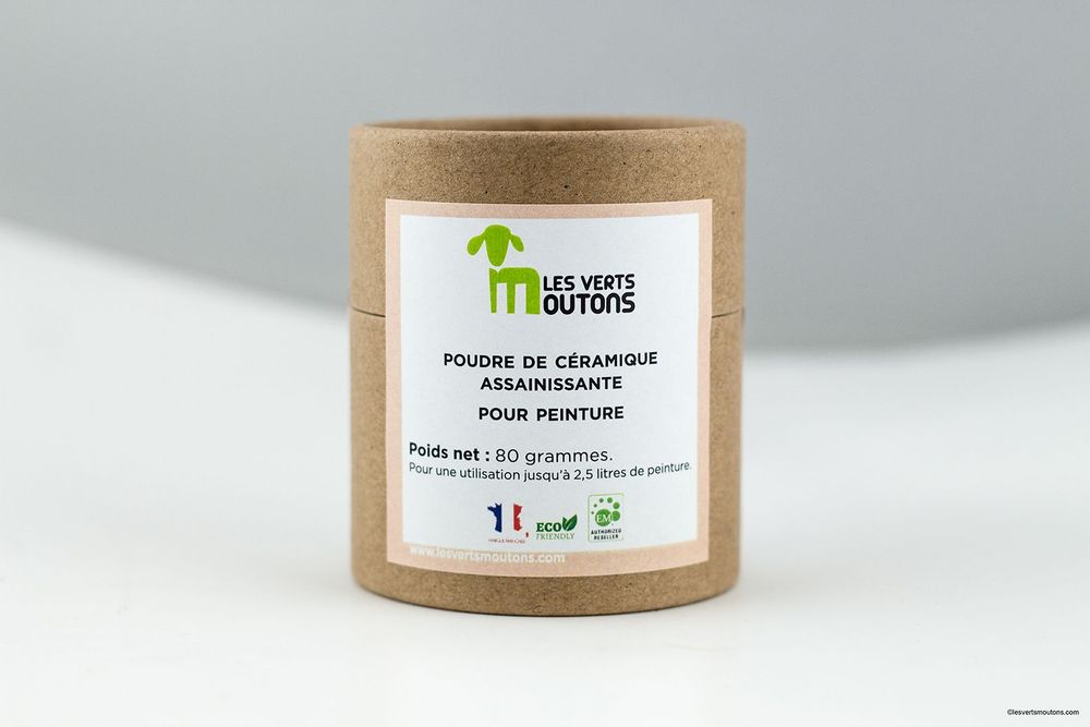 Autres décorations murales - Poudre de céramique purifiante pour peinture CERA'POUDRE - LES VERTS MOUTONS