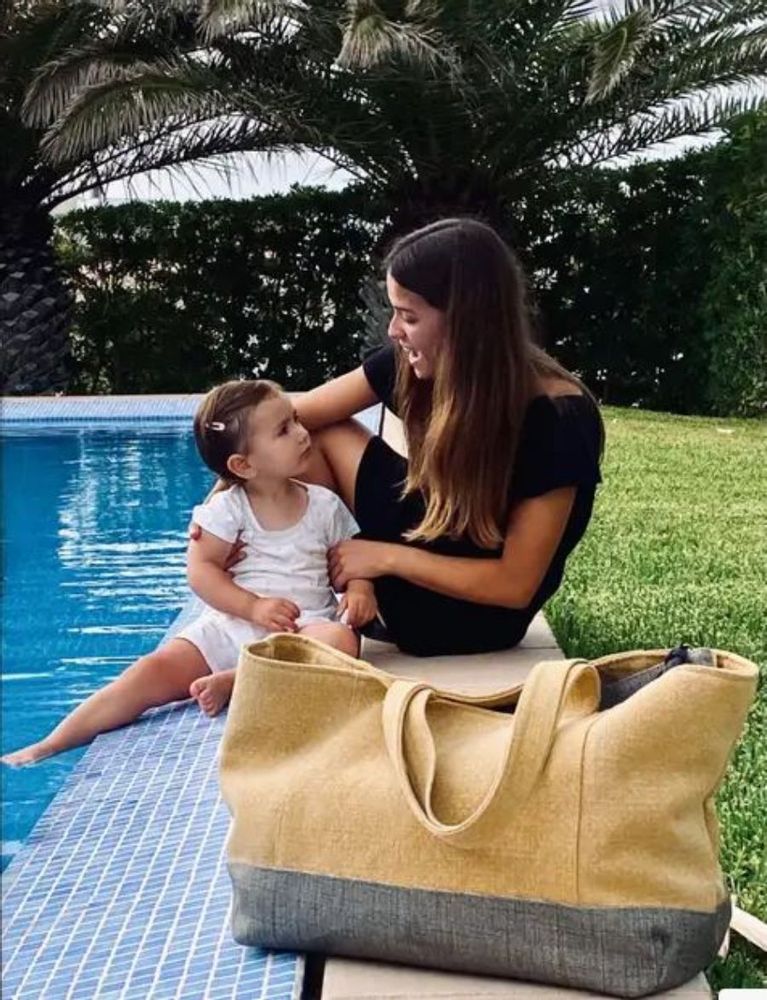 Bags and totes - Linen bag MIA TOTE COLLECTION - MARTINA & EVA