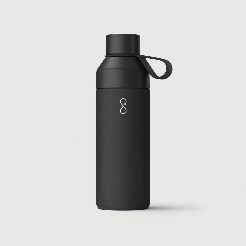 Accessoires de voyage - "Ocean Bottle" la gourde originale (500ml) - Noir Obsidienne - OCEAN BOTTLE