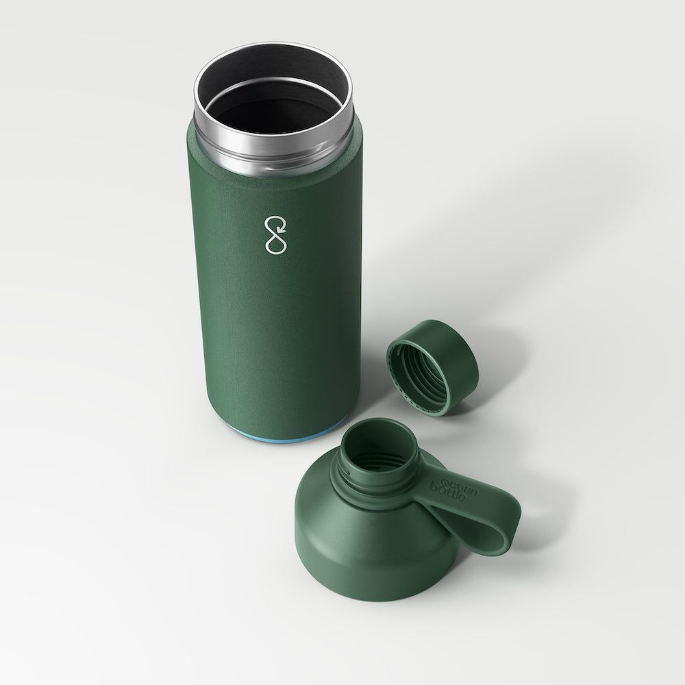 Cadeaux - "Ocean Bottle" la gourde originale (1L) - Vert forêt - OCEAN BOTTLE