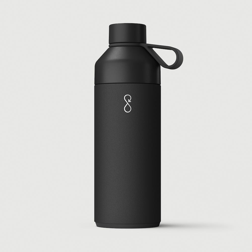 Cadeaux - "Ocean Bottle" la gourde originale (1L) - Noir obsidienne - OCEAN BOTTLE