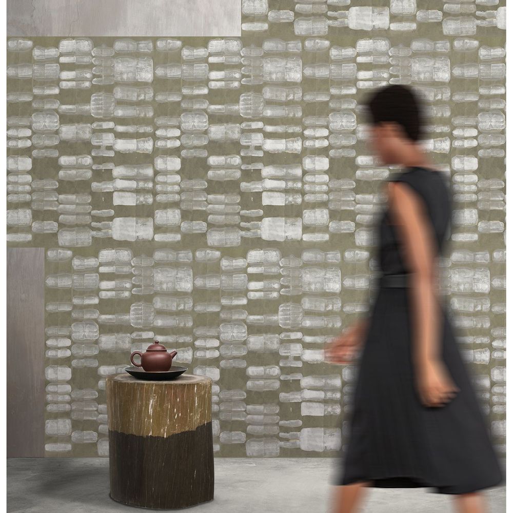 Wallpaper - NIKARI Wallpaper - Domino sheet - LAUR MEYRIEUX COLLECTION