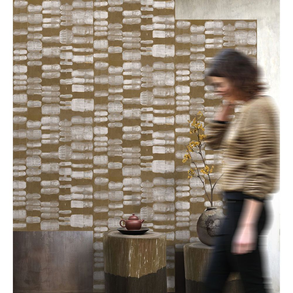 Wallpaper - NIKARI Wallpaper - Domino sheet - LAUR MEYRIEUX COLLECTION