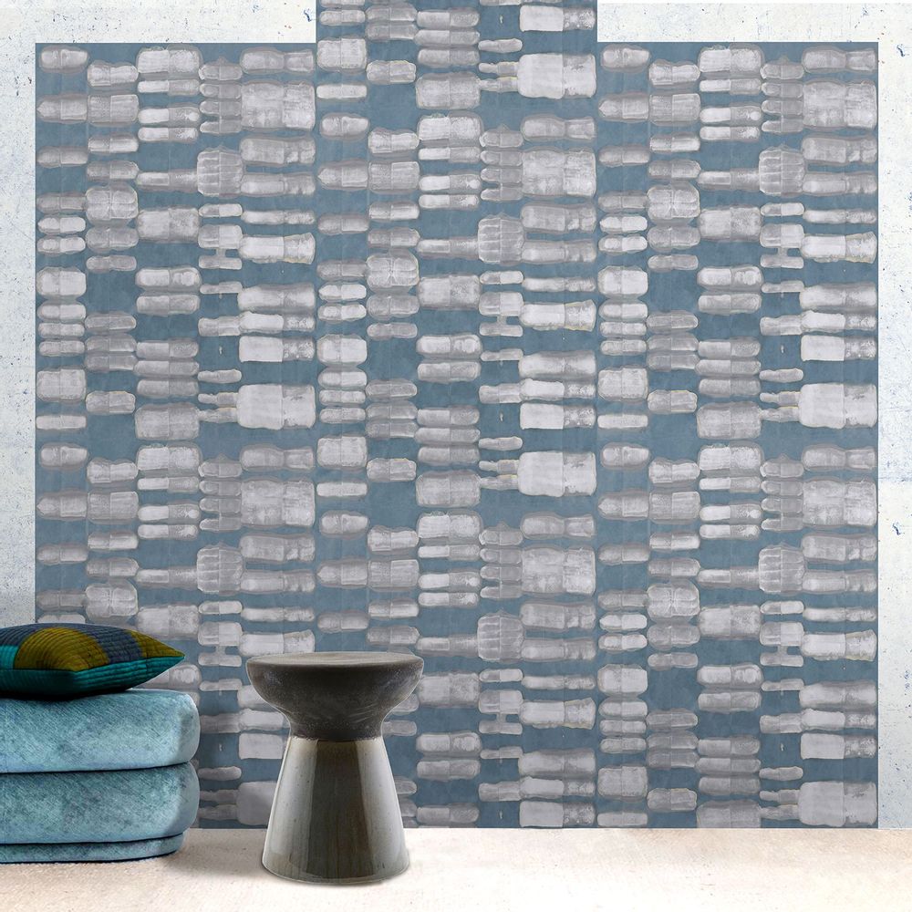 Wallpaper - NIKARI Wallpaper - Domino sheet - LAUR MEYRIEUX COLLECTION