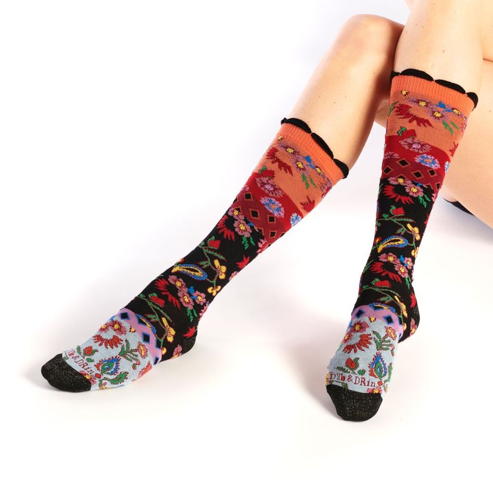 Chaussettes - Mi-bas femme indienne - DUB & DRINO