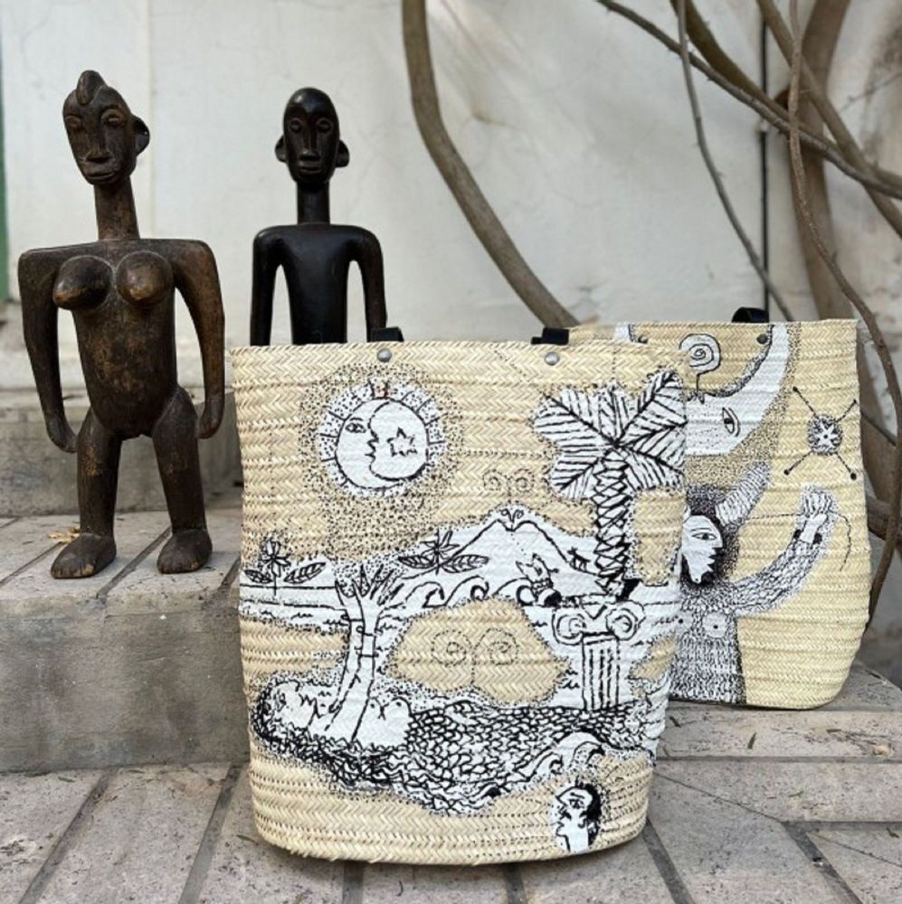 Paniers - Couffin by MERIEM BOUDERBALA - LA FIBRE ARTISANALE
