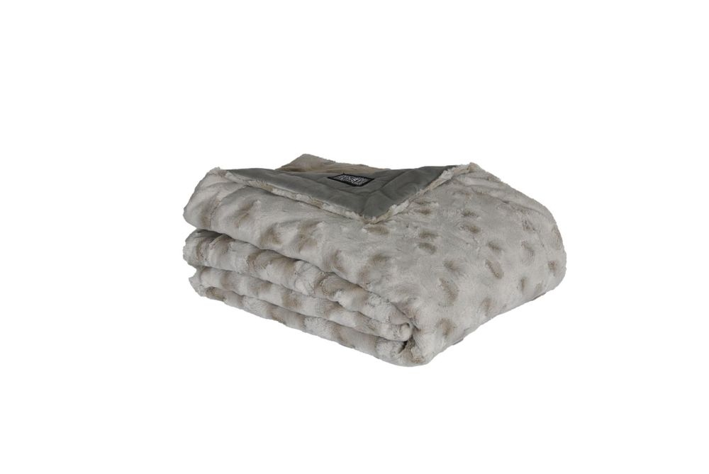 Couettes et oreillers  - Teddy jade premium - Plaid en fausse fourrure - DECKENKUNST MANUFAKTUR GERMANY