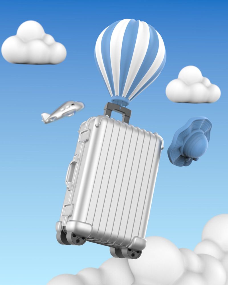 Gifts - Summer Theme Airline Trolley - METALMORPHOSE