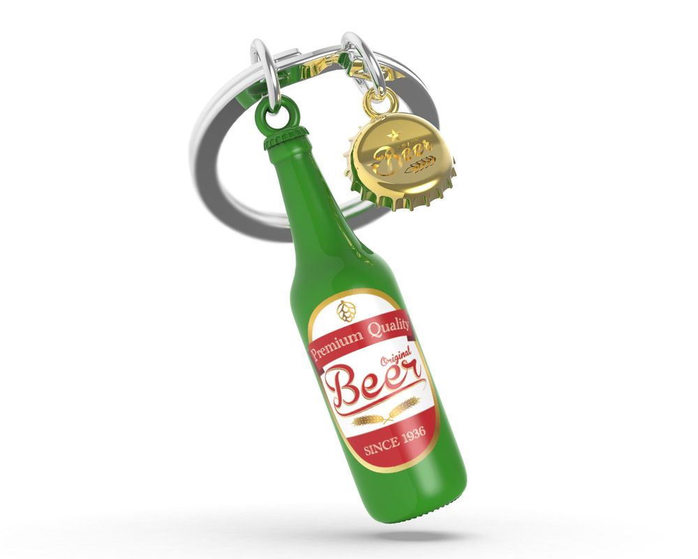 Cadeaux - Bouteille de bière verte - METALMORPHOSE
