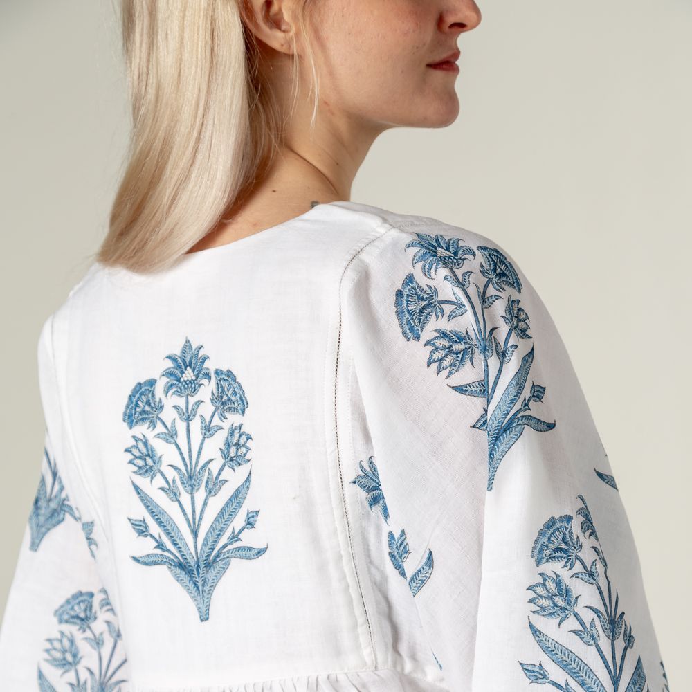 Prêt-à-porter - 2 PLY Cotton Maxi Dress - NEST FACTORY