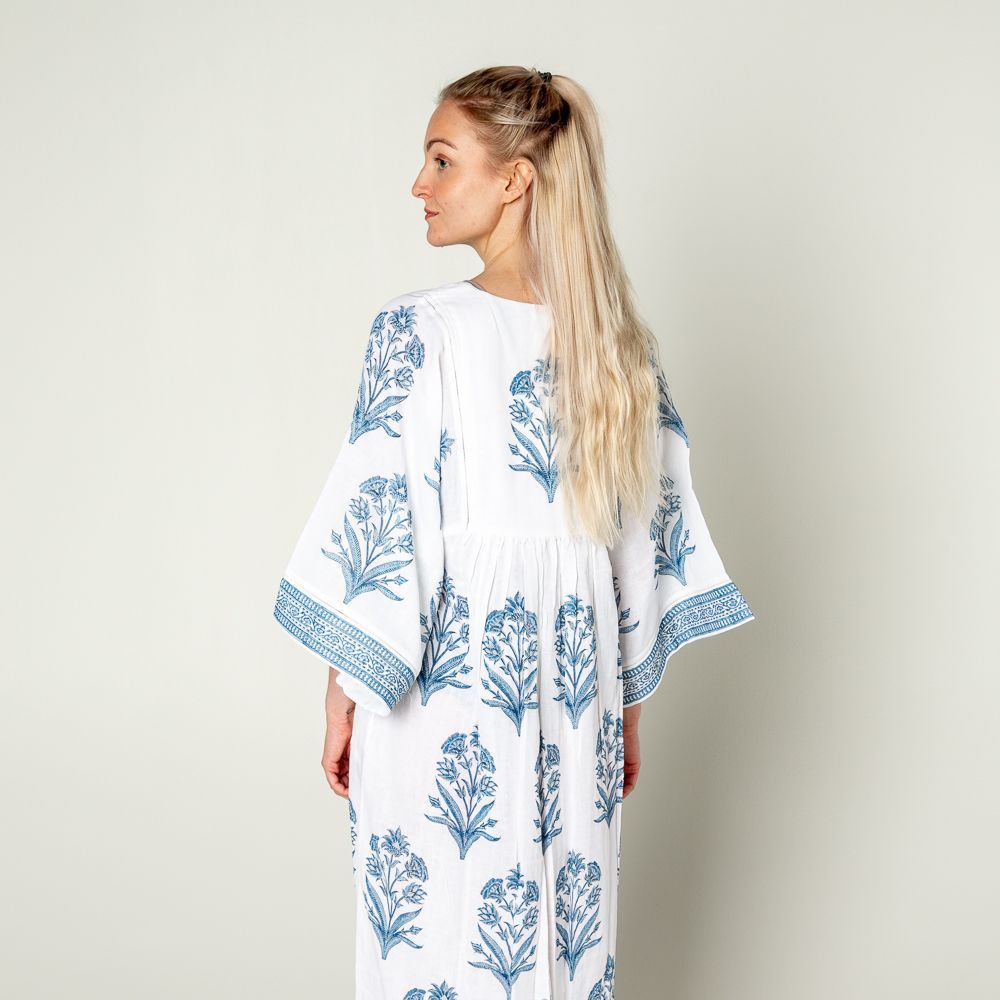 Prêt-à-porter - 2 PLY Cotton Maxi Dress - NEST FACTORY