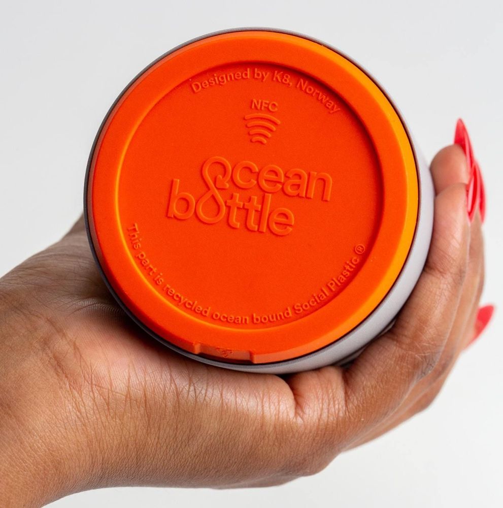 Boîtes de conservation - "Ocean Bottle" la gourde originale (500ml) - Pierre Grise - OCEAN BOTTLE