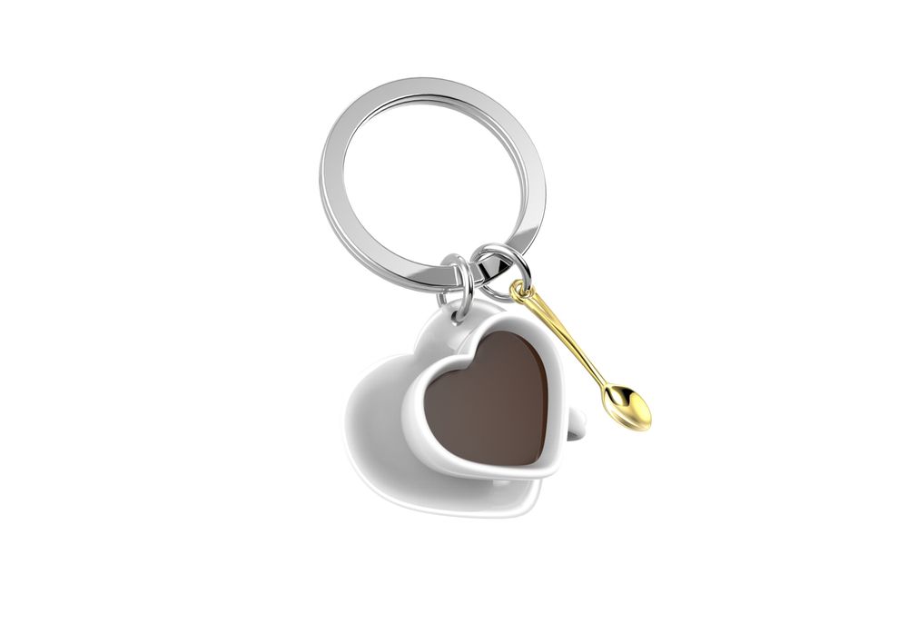 Cadeaux - Porte-clés Love Coffee - METALMORPHOSE