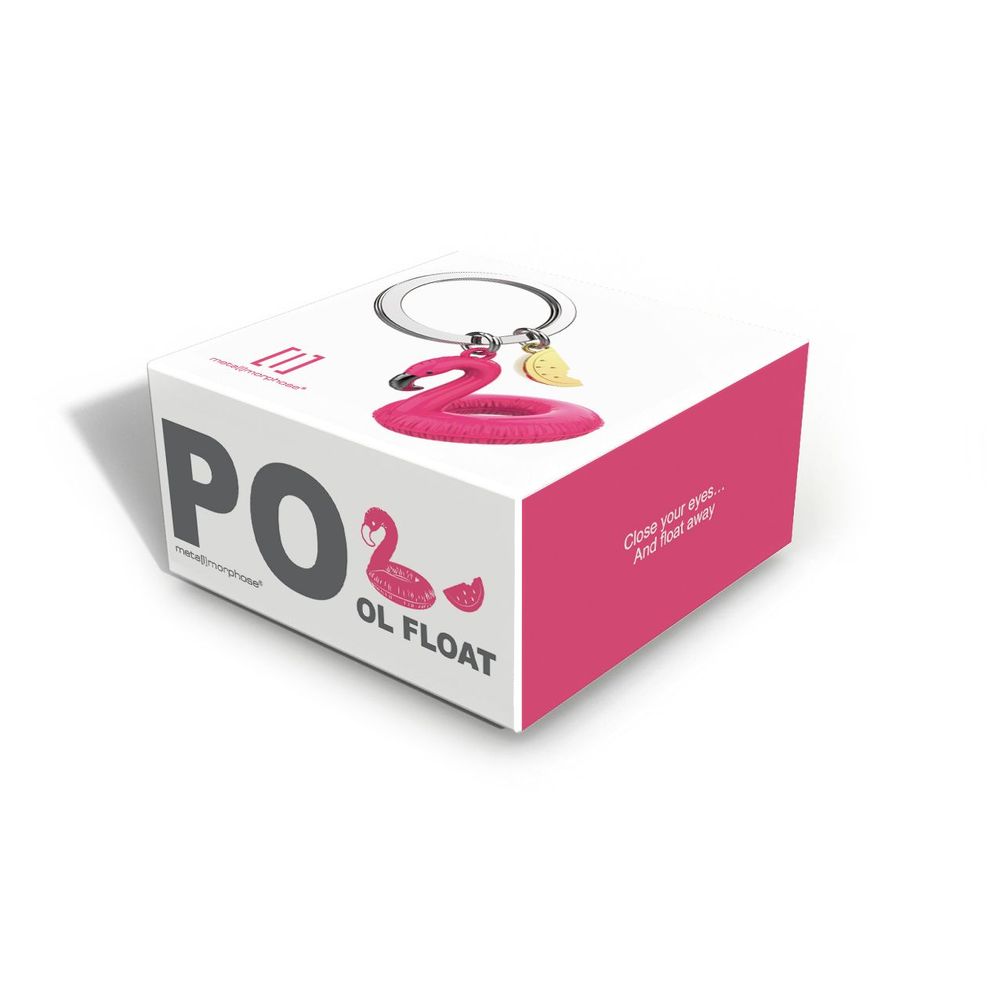 Gifts - pink flamingo Key Chain - METALMORPHOSE