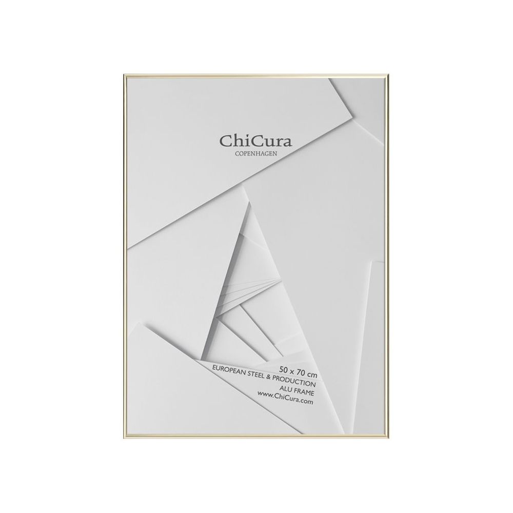 Frames - Alu Frame Golden - Glass - CHICURA COPENHAGEN