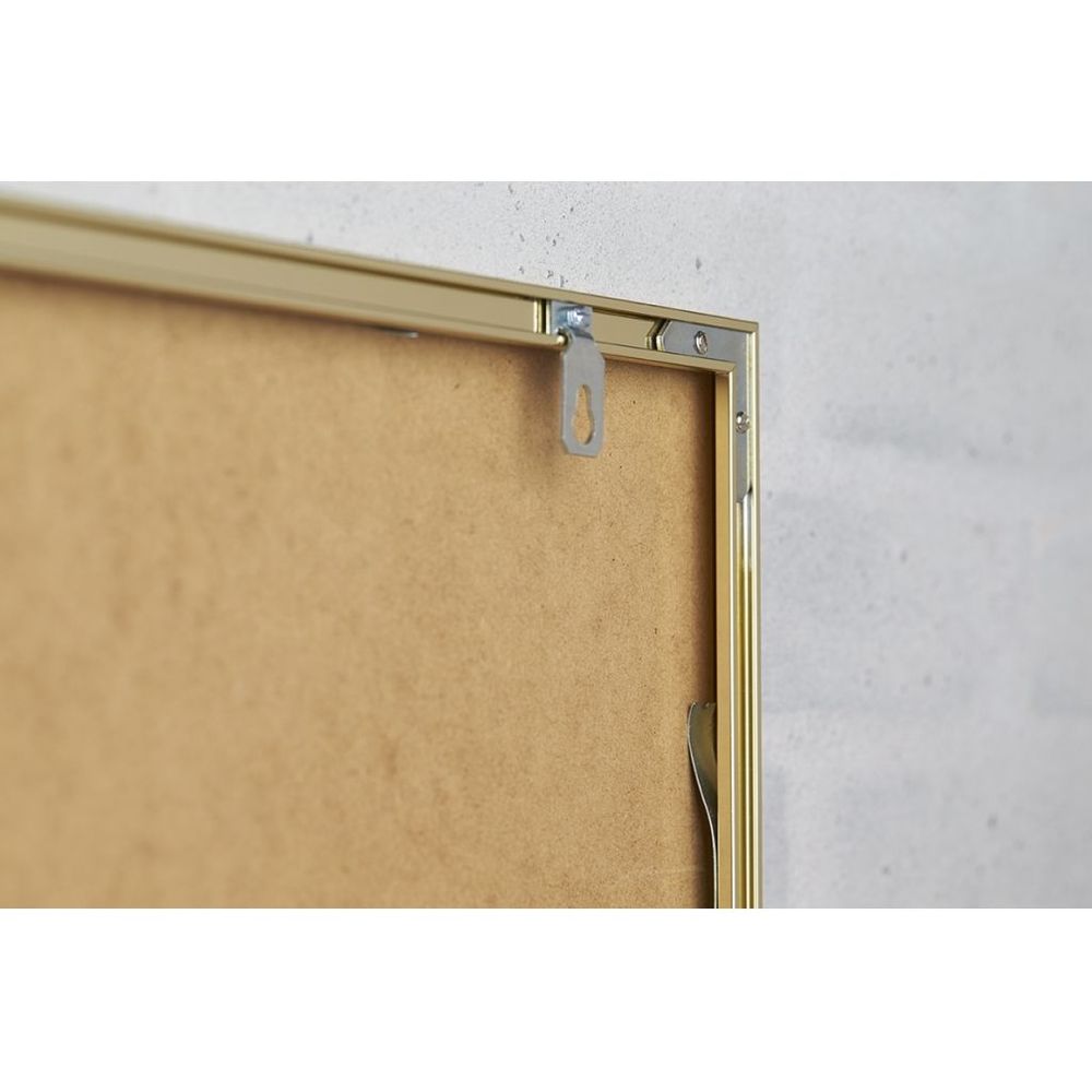 Frames - Alu Frame Golden - Glass - CHICURA COPENHAGEN