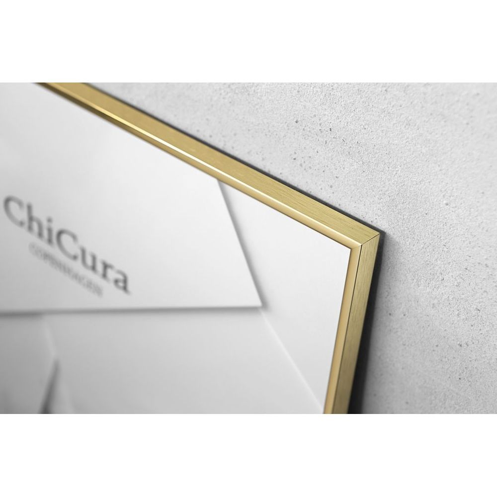 Frames - Alu Frame Golden - Glass - CHICURA COPENHAGEN