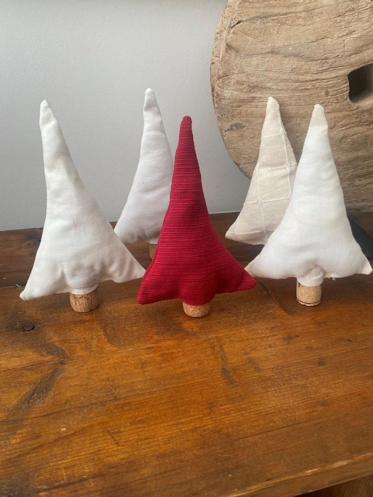 Other Christmas decorations - Small Christmas tree in a set of 5 - LA FÉE L'A FAIT