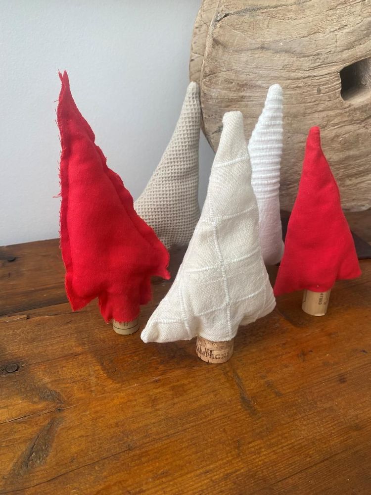 Other Christmas decorations - Small Christmas tree in a set of 5 - LA FÉE L'A FAIT