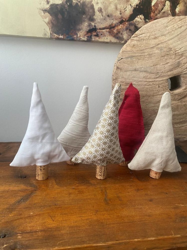 Other Christmas decorations - Small Christmas tree in a set of 5 - LA FÉE L'A FAIT