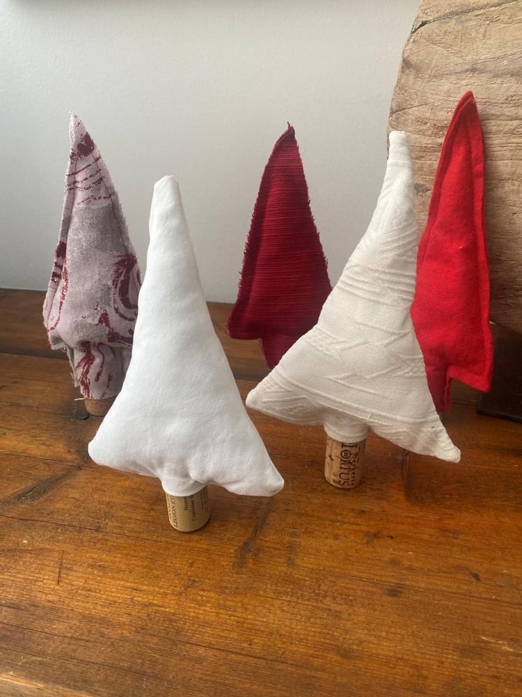 Other Christmas decorations - Small Christmas tree in a set of 5 - LA FÉE L'A FAIT