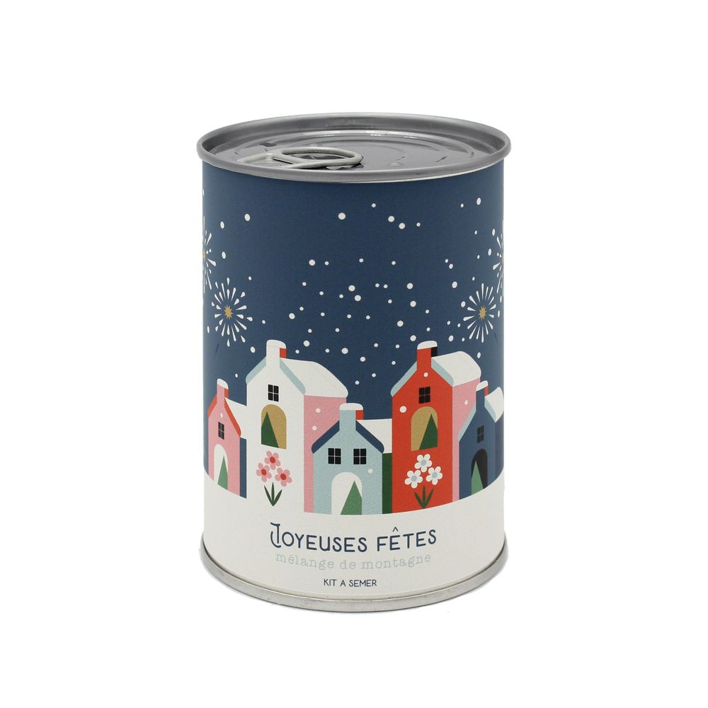 Cadeaux - Kit à semer "Joyeuses Fêtes" Fabriqué en France - MAUVAISES GRAINES