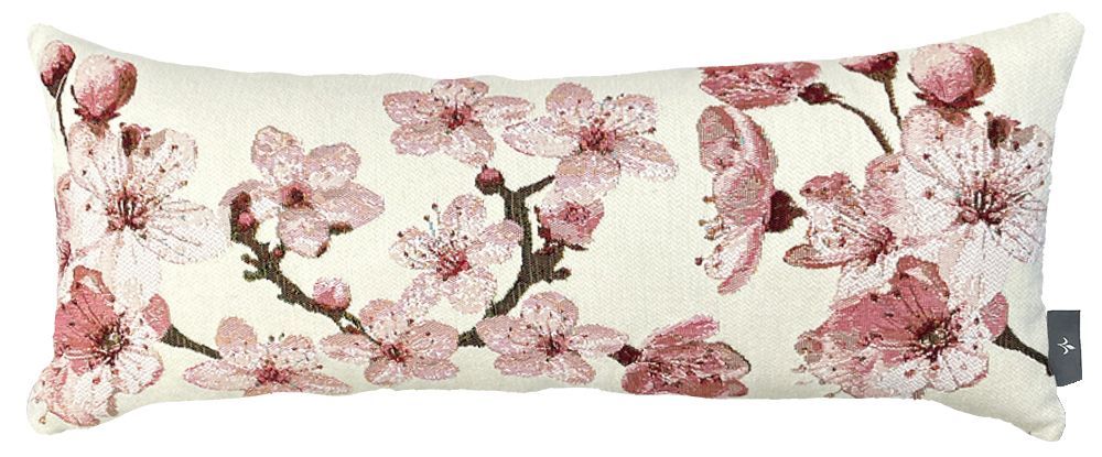 Coussins textile - Housse de coussin tissée cale reins Cerisier Japonais - ART DE LYS