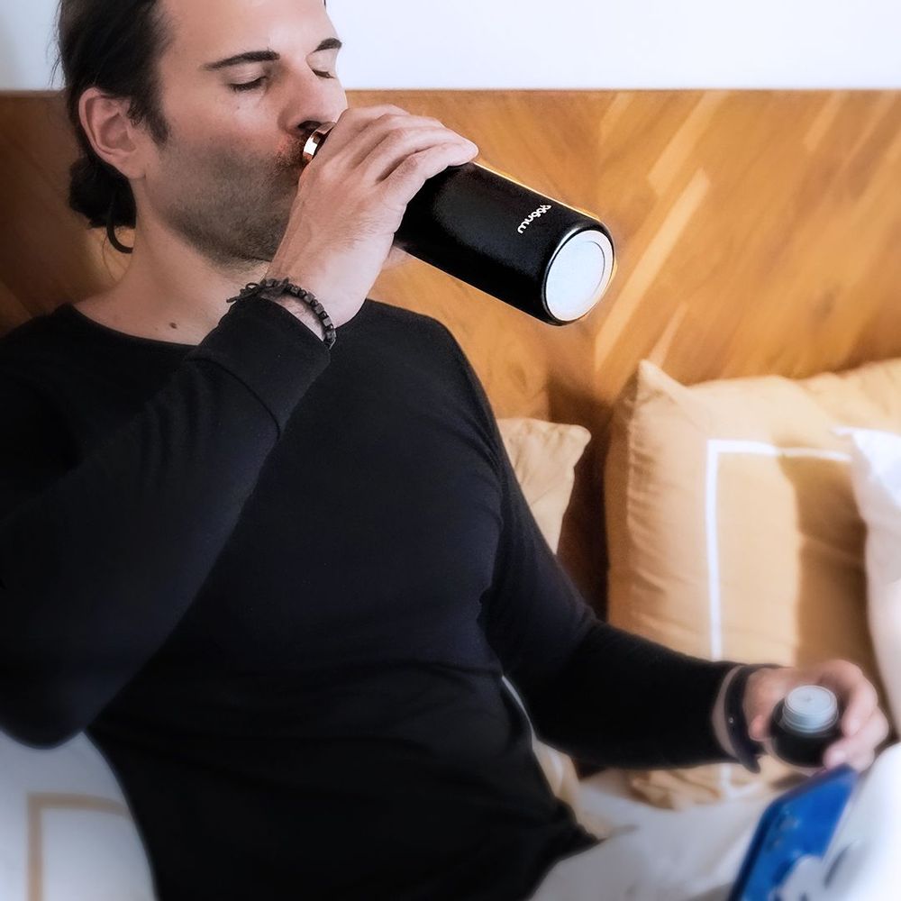 Appareils de fitness - Muggo Boost Bottle Bouteille isotherme chaud froid intelligente rappel hydratation - OUI SMART