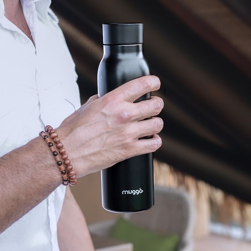Appareils de fitness - Muggo Boost Bottle Bouteille isotherme chaud froid intelligente rappel hydratation - OUI SMART