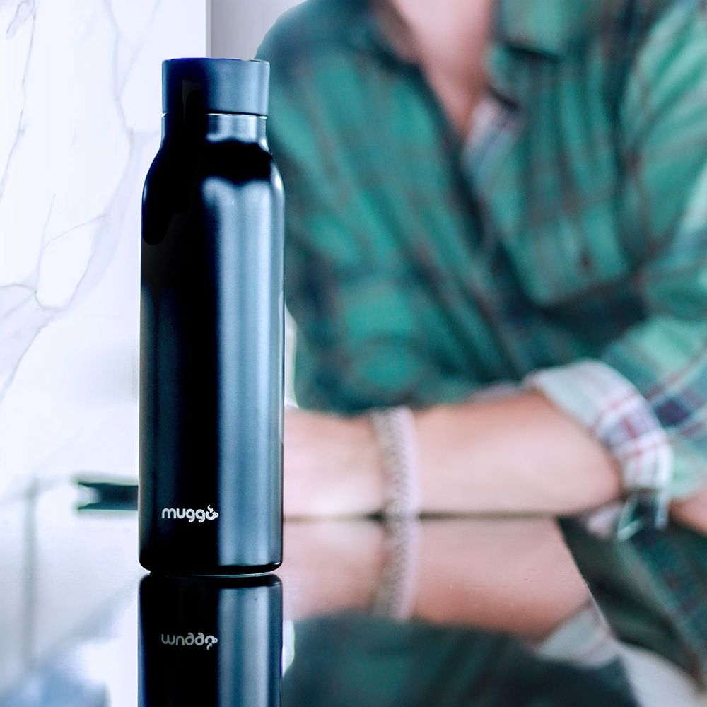Appareils de fitness - Muggo Boost Bottle Bouteille isotherme chaud froid intelligente rappel hydratation - OUI SMART