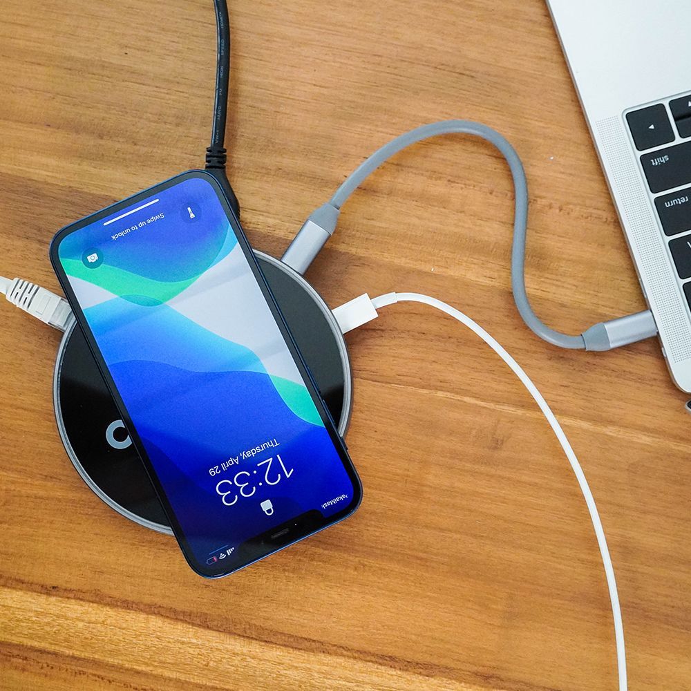 Other office supplies - Moovygo hub 12 in 1 charger for phones and other modern wireless devices black - OUI SMART