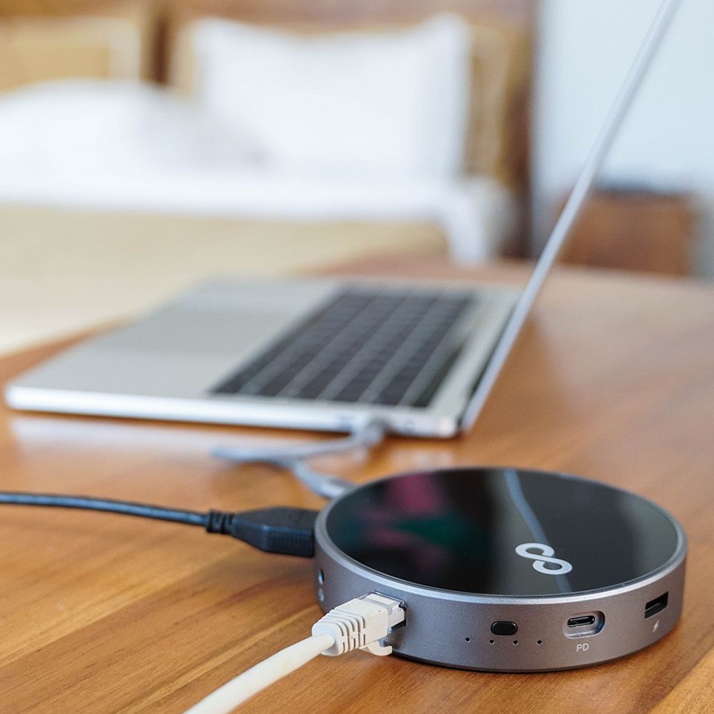 Other office supplies - Moovygo hub 12 in 1 charger for phones and other modern wireless devices black - OUI SMART