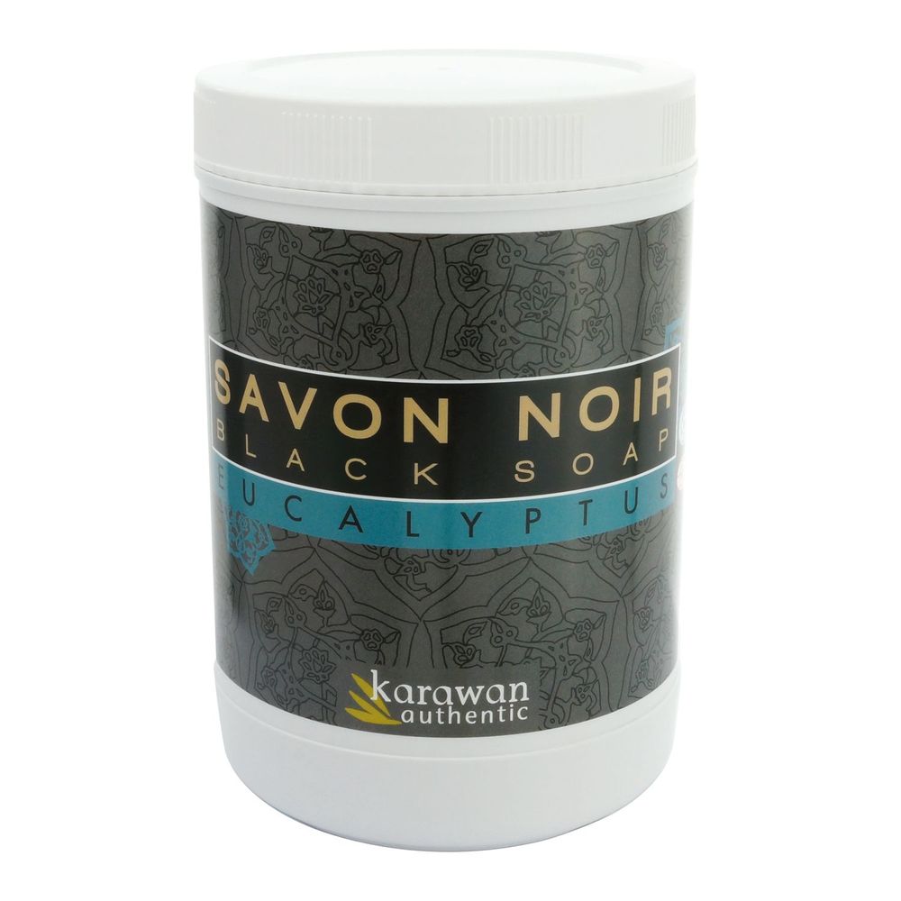 Savons - SAVON NOIR ENRICHI À L'EUCALYPTUS - CERTIFIÉ BIOLOGIQUE PAR ECOCERT - KARAWAN AUTHENTIC