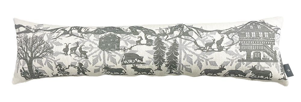 Coussins textile - Housse de coussin tissée bas de porte Hiver - ART DE LYS