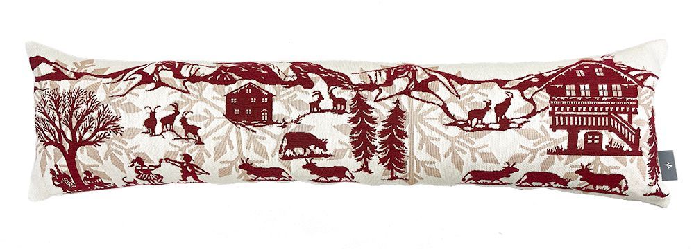 Coussins textile - Housse de coussin tissée bas de porte Hiver - ART DE LYS