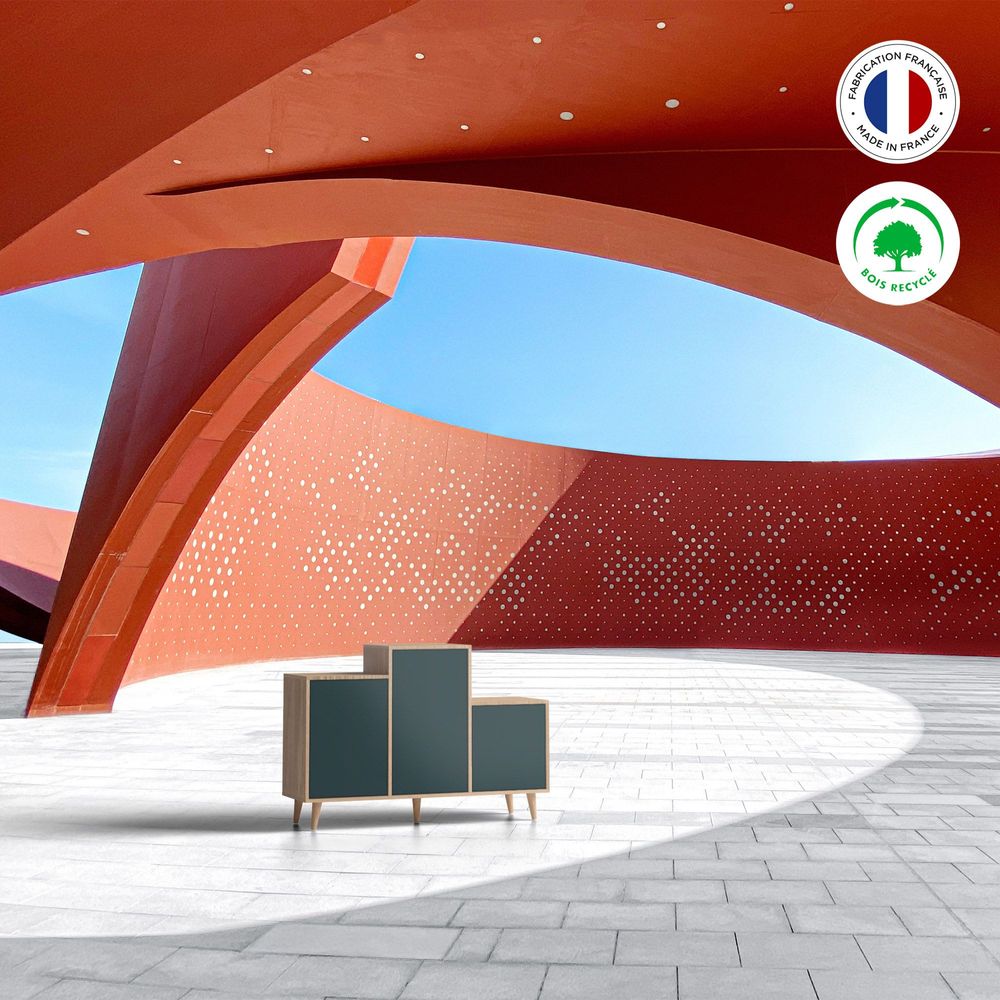 Sideboards - Sideboard GRAND PODIUM 3 doors Tropical - YZON