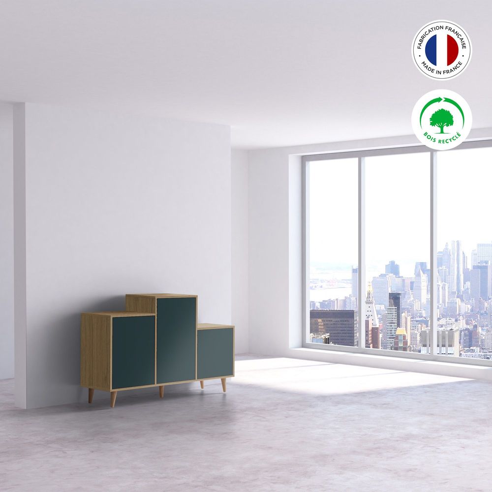 Sideboards - Sideboard GRAND PODIUM 3 doors Tropical - YZON
