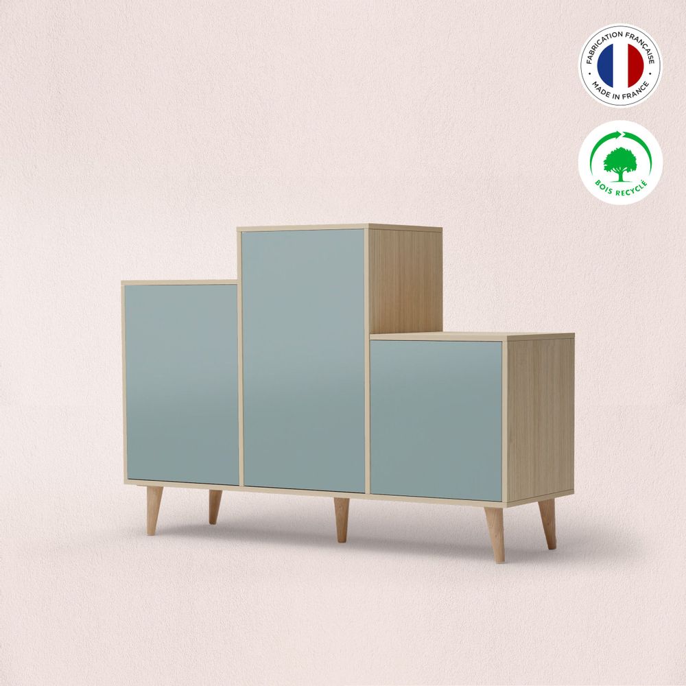 Buffets - Meuble de rangement GRAND PODIUM 3 portes Curaçao - YZON
