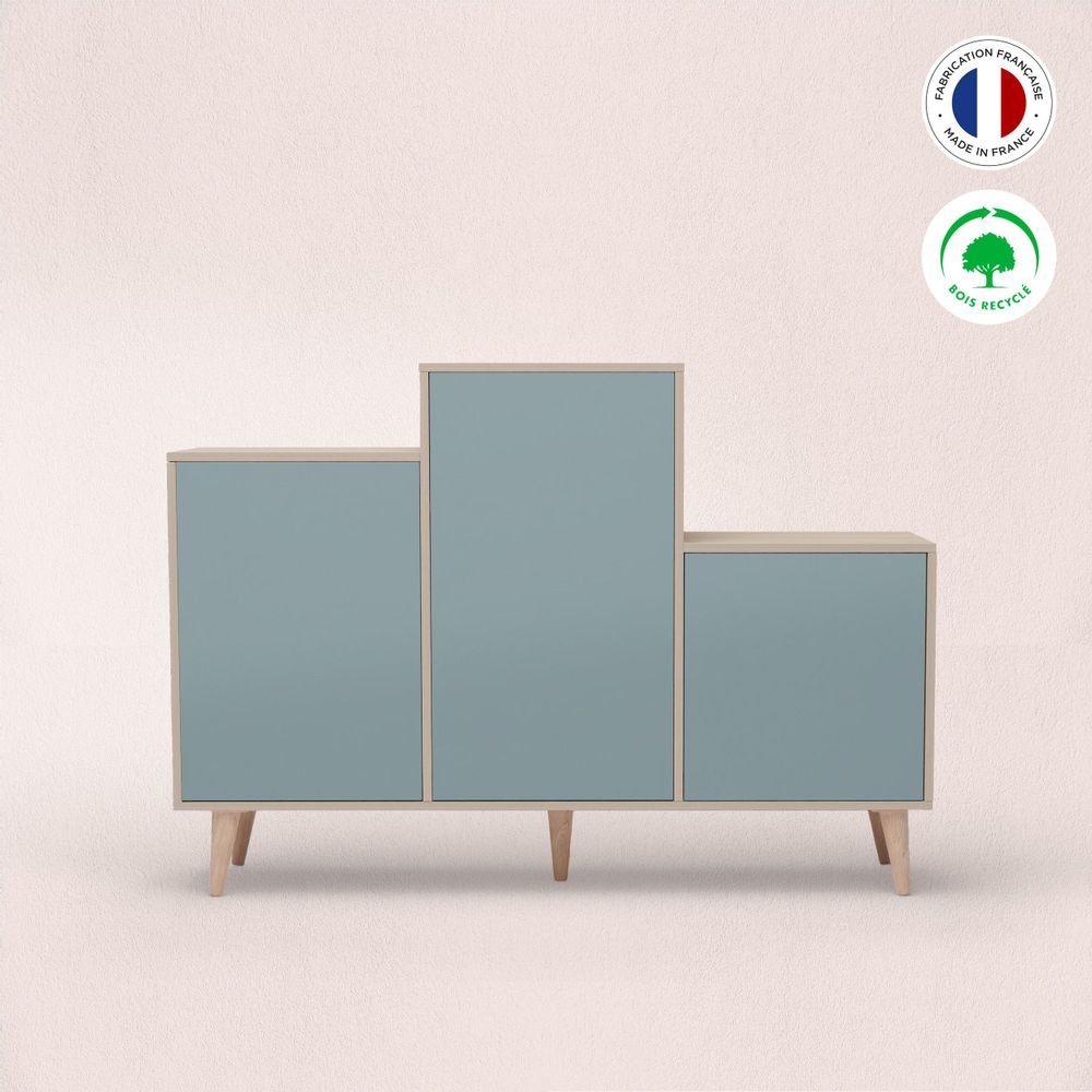 Buffets - Meuble de rangement GRAND PODIUM 3 portes Curaçao - YZON