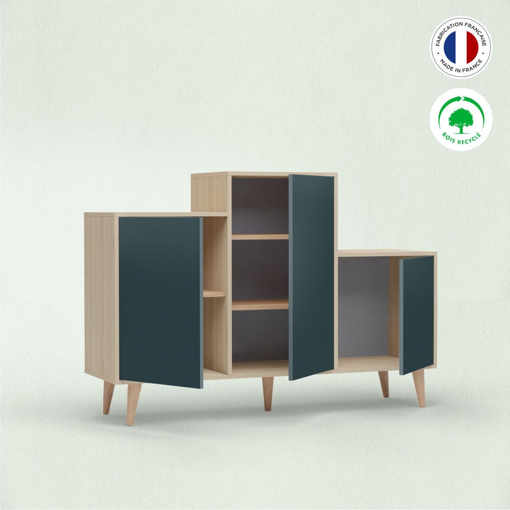 Sideboards - Sideboard GRAND PODIUM 3 doors Tropical - YZON