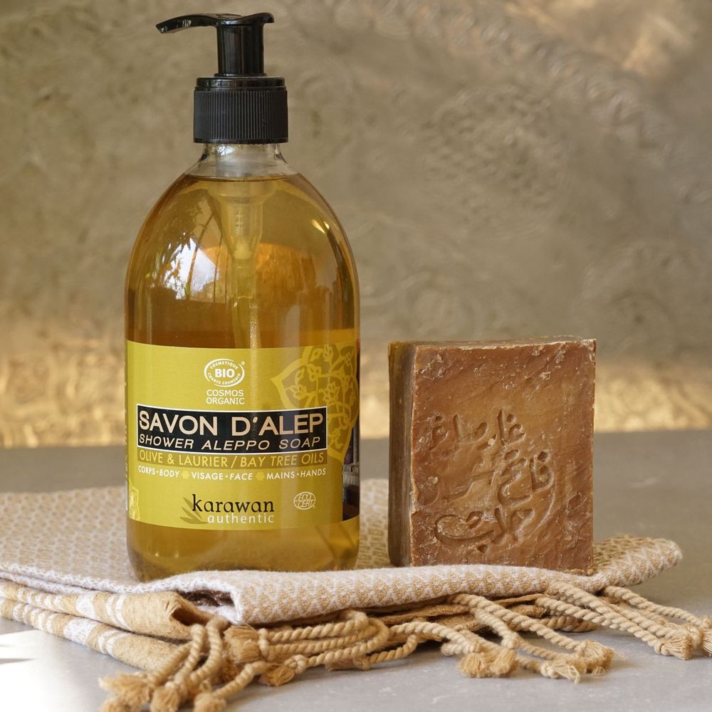 Gifts - Aleppo olive and bay leaf soap, certified organic - KARAWAN AUTHENTIC