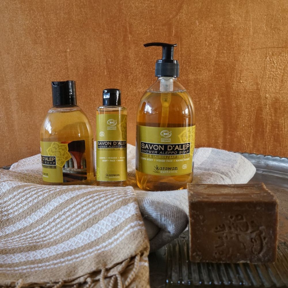 Gifts - Aleppo olive and bay leaf soap, certified organic - KARAWAN AUTHENTIC